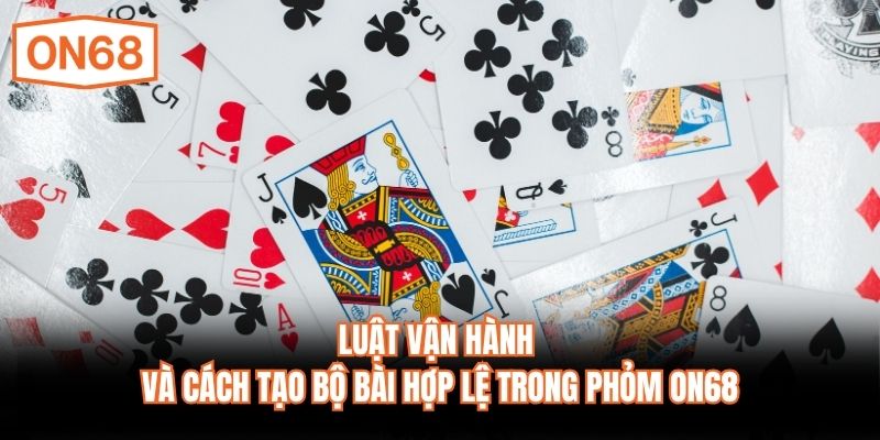 Luật vận hành và cách tạo bộ bài hợp lệ trong Phỏm ON68