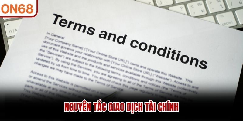 Nguyên tắc giao dịch tài chính